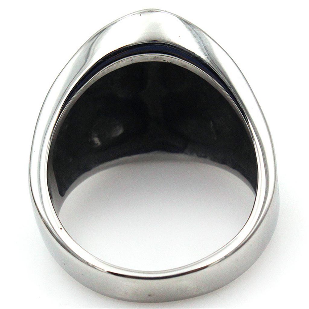 Santa Muerte Ring Stainless Steel Our Lady of Holy Death Mexican Grim Reaper Men's Punk Hip Hop Jewelry