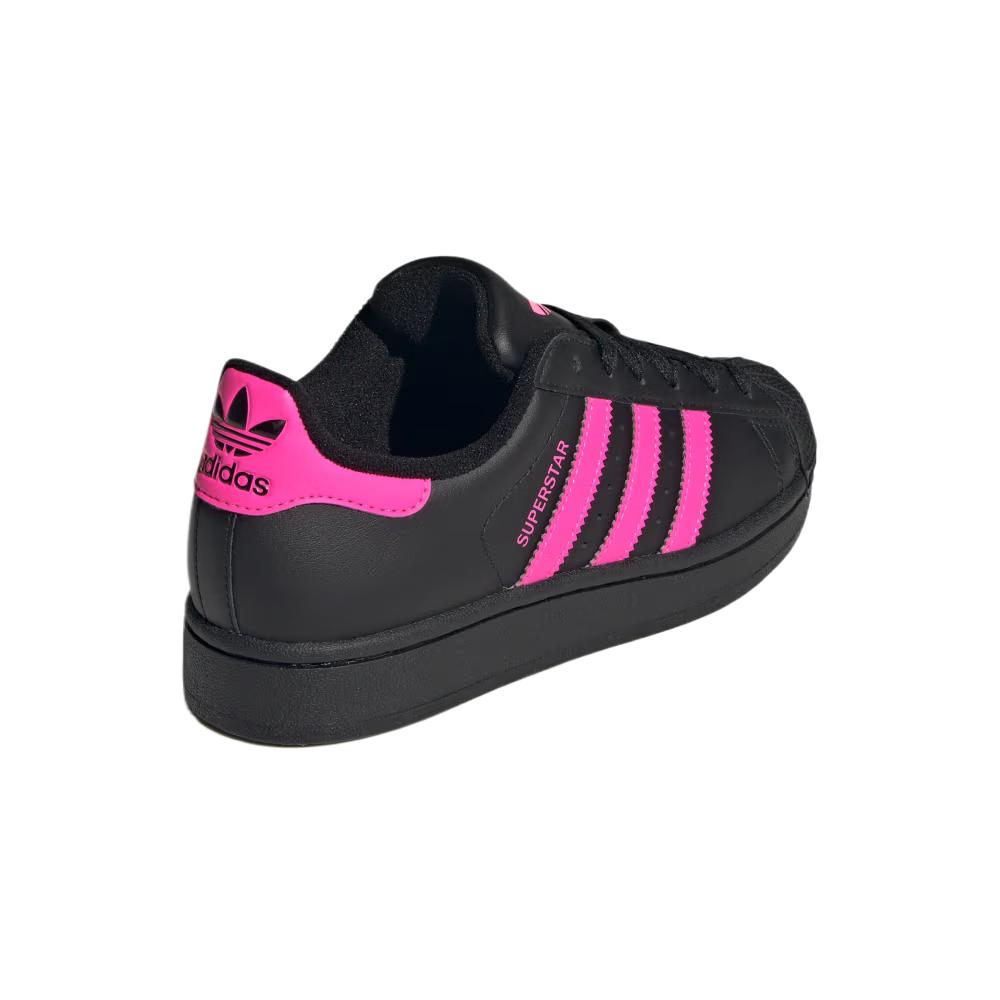 adidas Superstar 2 J Core Black Lucid Pink Kids Sneakers JQ0284