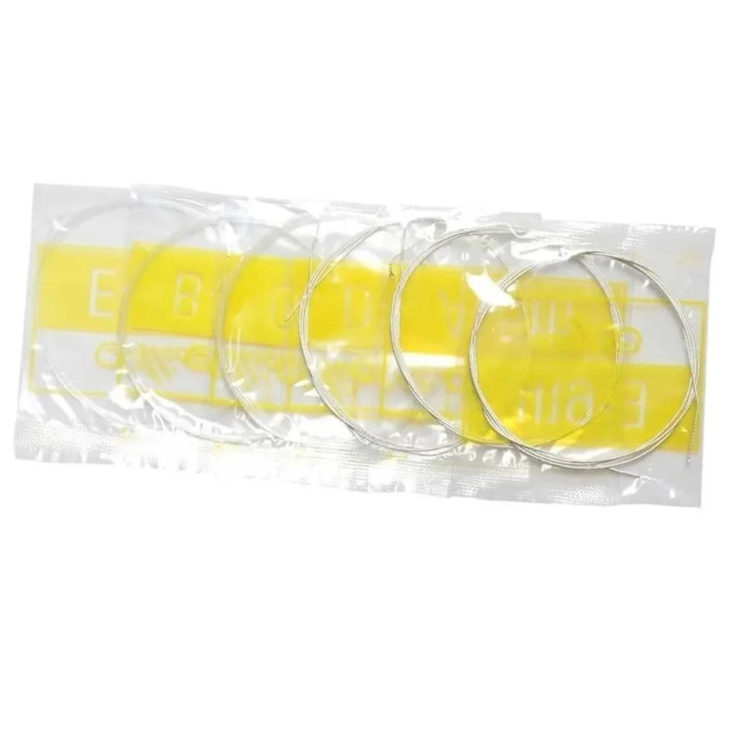 6Pcs Guitar Strings Nylon Clear Finish Delicate Professional Classic Guitar Strings Replacement