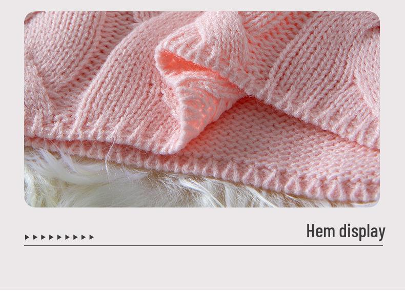 2025 Autumn Women's Loose V-Neck Cable Knit Sweater - Solid Color, Casual Style