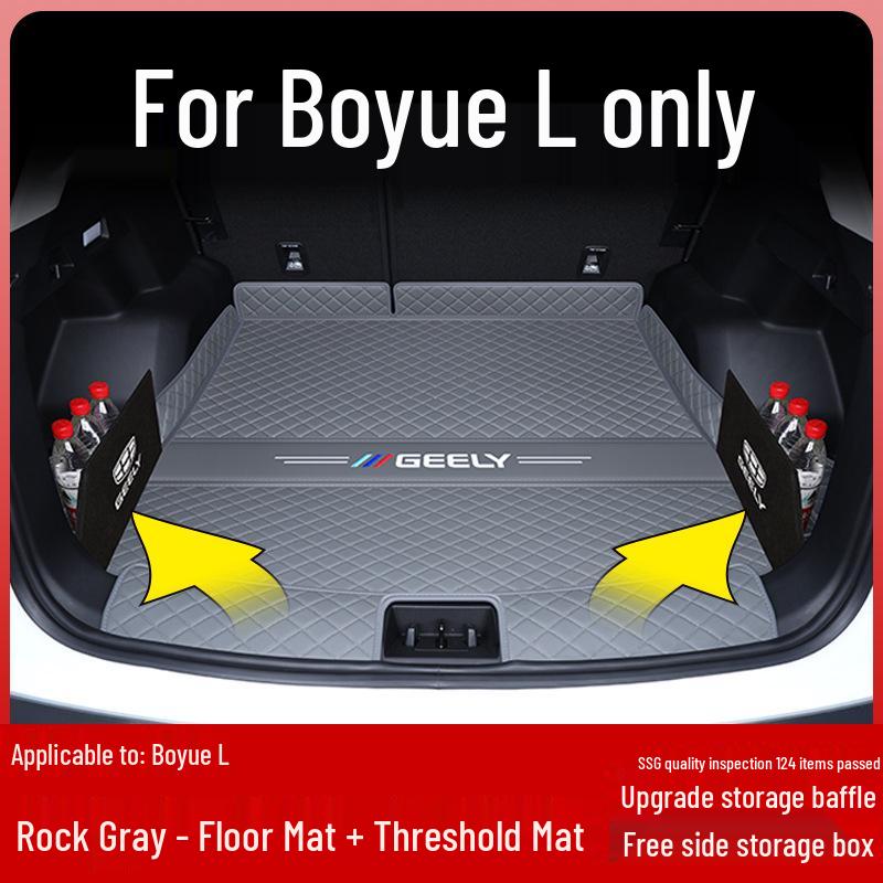 Geely Boyue L 2024 Trunk Mat - Full Coverage Tail Box Interior Decor Fán
