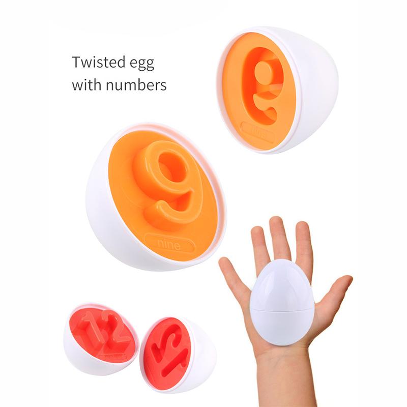 Eggs Matching Toys For Toddlers 1 2 3Y Montessori Toys Easter Eggs Baby Color Shape Sorter Games Educational Learning Toys Kids