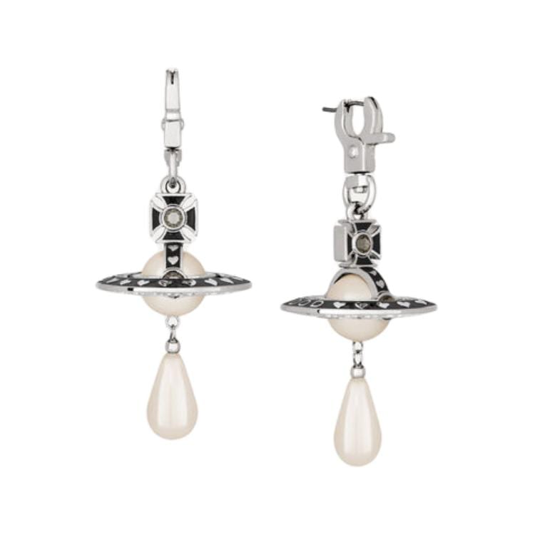 Vivienne Westwood Earrings Women's Black/Silver 62020181-02P740