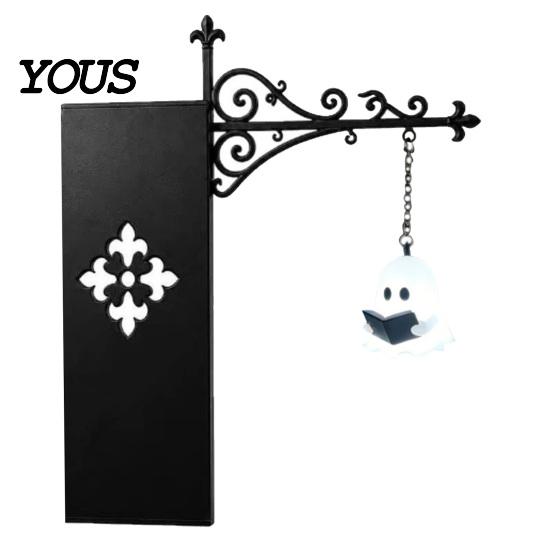 Unique Book Lover Gift Ghost Bookshelf Light, Decorative Retro Lantern for Library Decor, Warm LED Light Reading Lamp Lovers, Gothic Fantasy