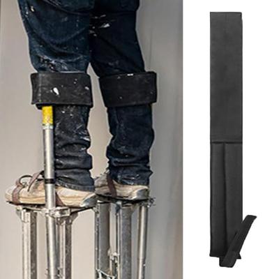 2Pcs Drywall Stilt Straps Universal Fit Durable Nylon Material Comfortable Secure Fastener Tape Fixing Adjustable Thickened Padded Stilt Straps