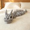 3D Realistic Dinosaur Skeleton Costume Soft Dinosaur Skeleton Headgear Dinosaur Plush Hat  Party