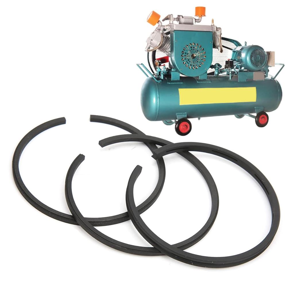 65mm Piston Ring Set - 3Pcs Standard Replacement for Air Compressor Pump