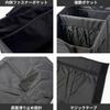 AQUALOACH 16L Faltbare Auto-Aufbewahrungsbox für Rücksitz und Beifahrersitz mit Sicherheitsgurt, Kleinteile und Taschen, Sitze, Griffe, Befestigung, Multifunktional,