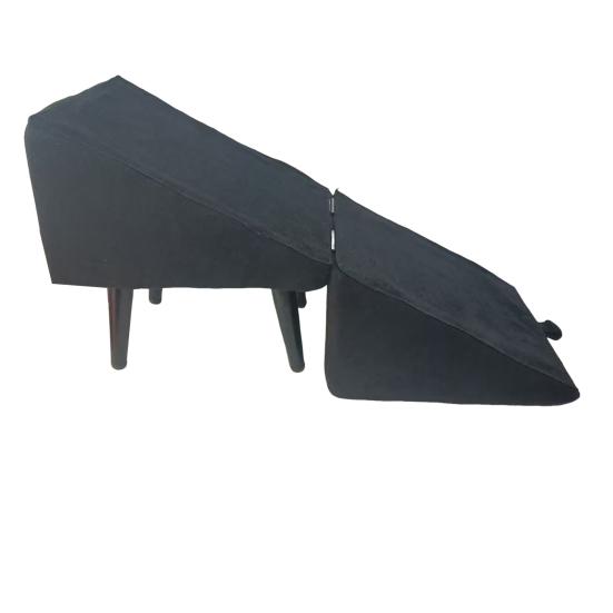 Split Stool Dog Ramp 2-in-1 Folding Pet Ramp Stair And Footstool for Couch Bed 13.8" H Pet Step for Large Small Dogs