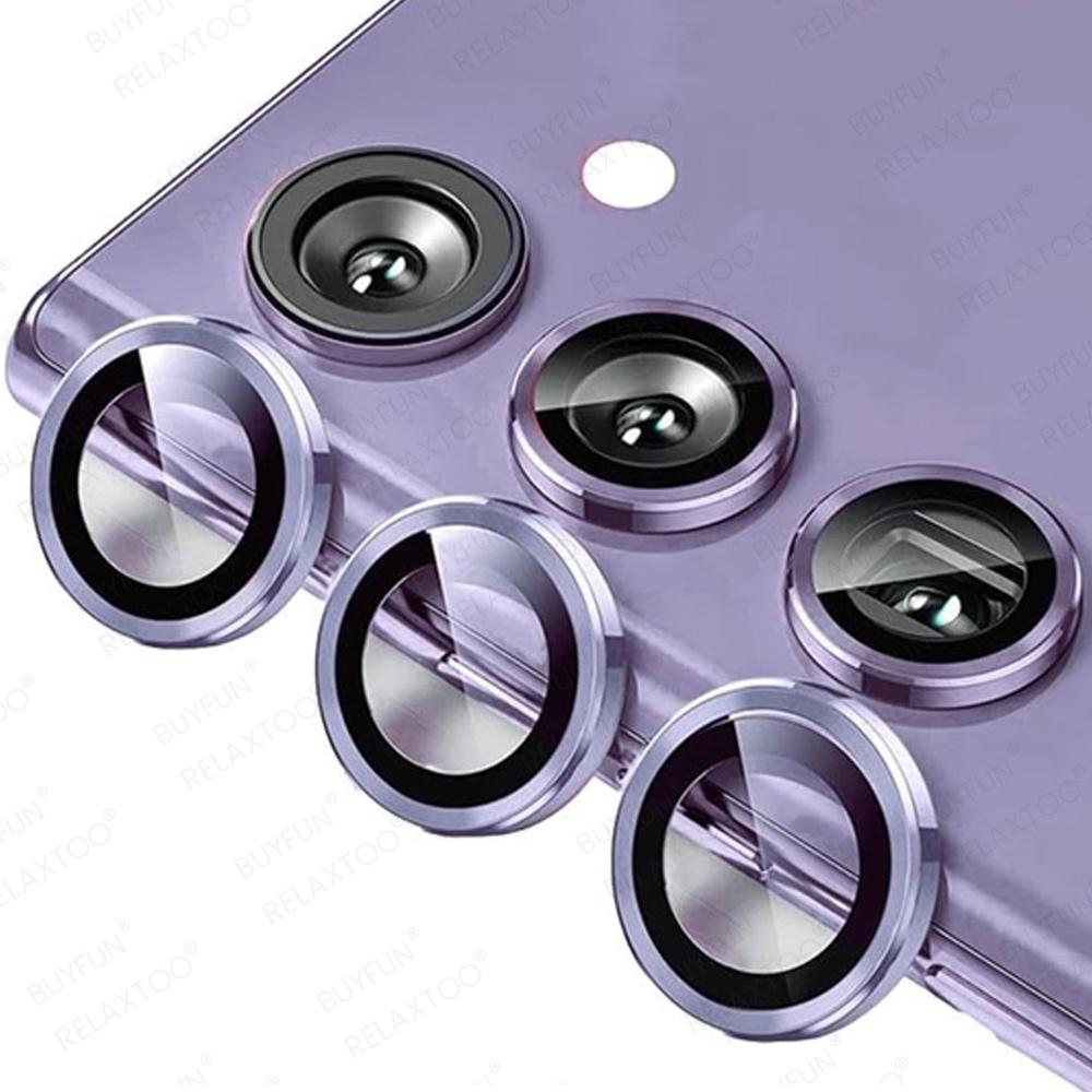 Samsang A55 Case Back  HD Camera Protector Cover For Samsung Galaxy A55 GalaxyA55 A 55 5G Rear Glass Metal Ring Lens Accessories