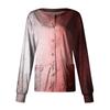 Women's Casual Long Sleeve Single Breasted  Printed Dry-nurse Top