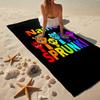 Custom Name Ultra-Soft Beach Towel with Sprunki Theme,Ideal for Pool - Camping, Diving - Perfect Travel Essential, Vibrant Beach Towel.