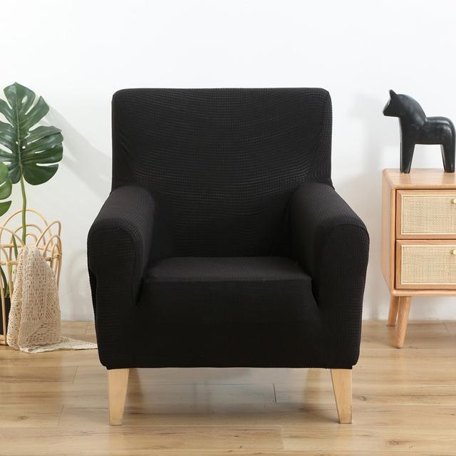 Coprisedia a Poltrona Club ,Coprisedie Elasticizzati in Spandex Rimovibili con Fantasia Geometrica ,Protezione per Mobili Piccoli Divani Utilizzata per la Sala Famiglia