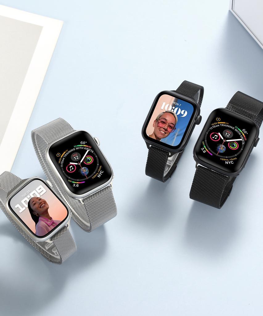 Seinteuseukoteuleondeon [Magnetic Clip] Apple Watch Mesh Band (Select 1 Of 2) / Str-Ms01