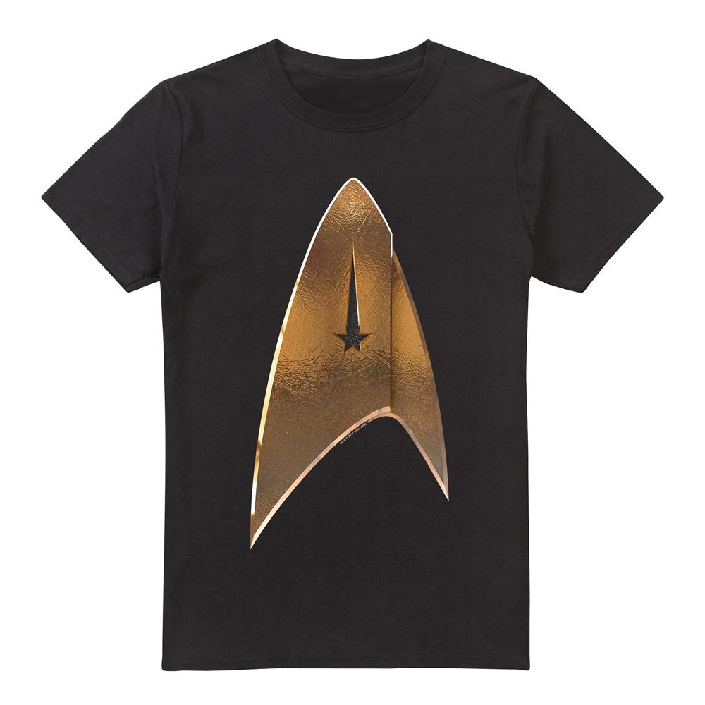 Star Trek: Maglietta da uomo Discovery Command Shield XXL nero