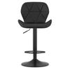 WEST stool - black eco-leather / black base x 2