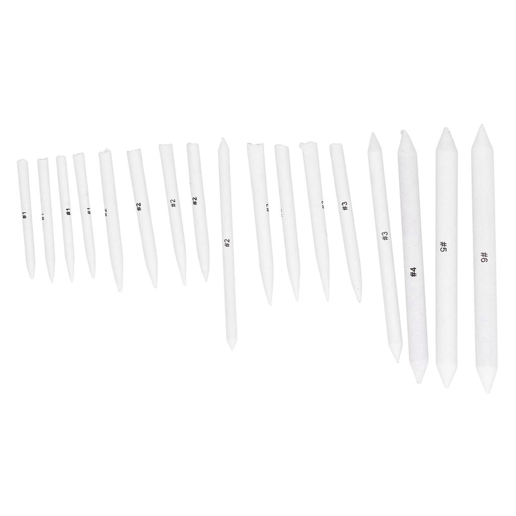 28pcs Blending Stumps Set Sandpaper Pencil Sharpener Student Sketch Drawing Tool