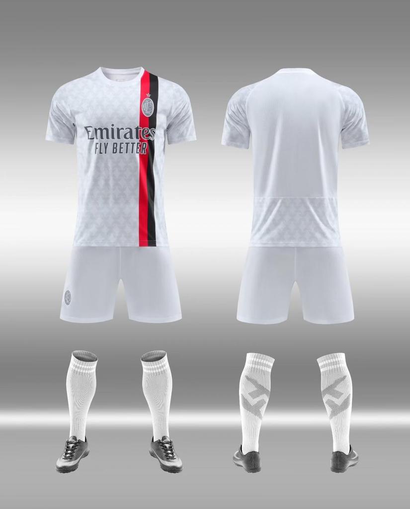 Adult football jersey set Boys Messi C Luo jersey Primary school girls class game training jersey customization