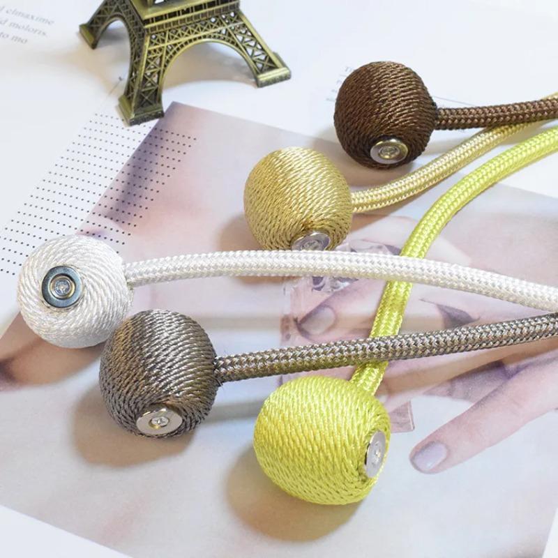 2 STÜCKE Magnetische Perle Ball Vorhang Schnallen Raffhalter Rücken Vorhang Holdbacks Schnalle Clips Stangen Haken Hause Dekorative Zubehör Neue