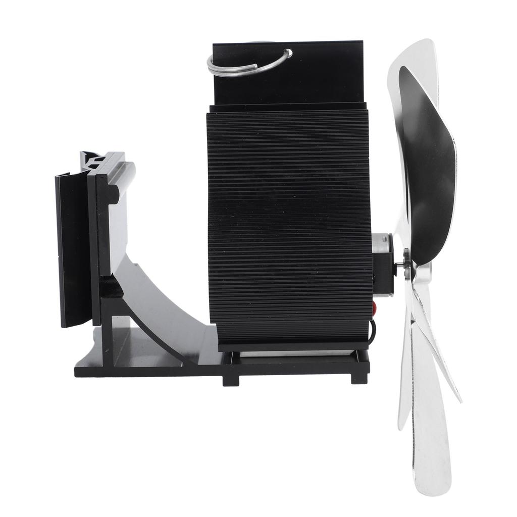 Wood Stove Fan Heat Powered 6 Blades Hanging Stove Fan Silent Flue Pipe Hanging Fireplace Fan Eco