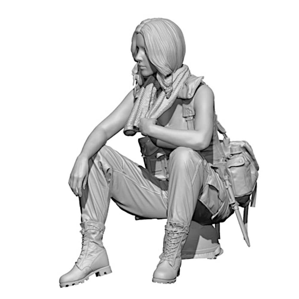 Sol Model Cora Resin Kit MM402 Molded Color 1/20