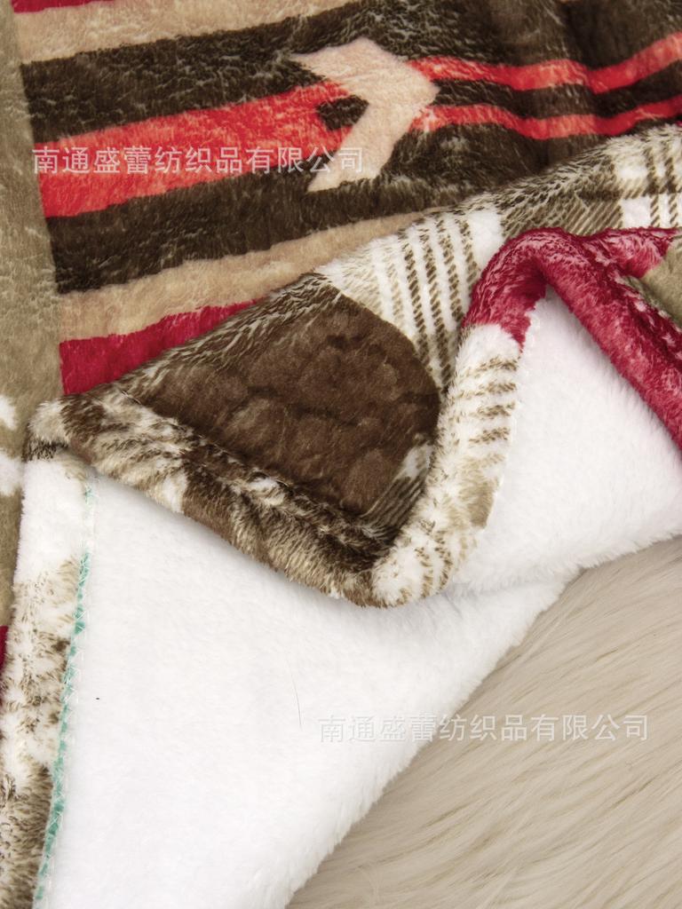 3D Digital Printing Flannel Blanket Sofa Blanket Blanket Single Layer Thickening