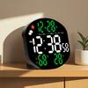 Simple LED Wall Clock Living Room Multifunctional Electronic Clock Silent Temperature and Humidity Alarm Large Screen Clock