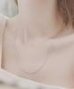 Bonbeau Gemma Twist Silver Chain Necklace Gemma Twist Chain Silver 925 Daily Necklace
