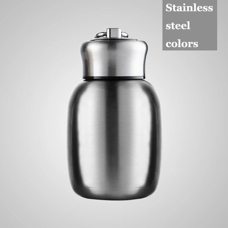 LMHBJY 200 ml/280 ml Mini-Vakuumflaschen, Thermoskannen aus Edelstahl für unterwegs, ideal als Reise-Trinkflasche oder Thermoskanne.