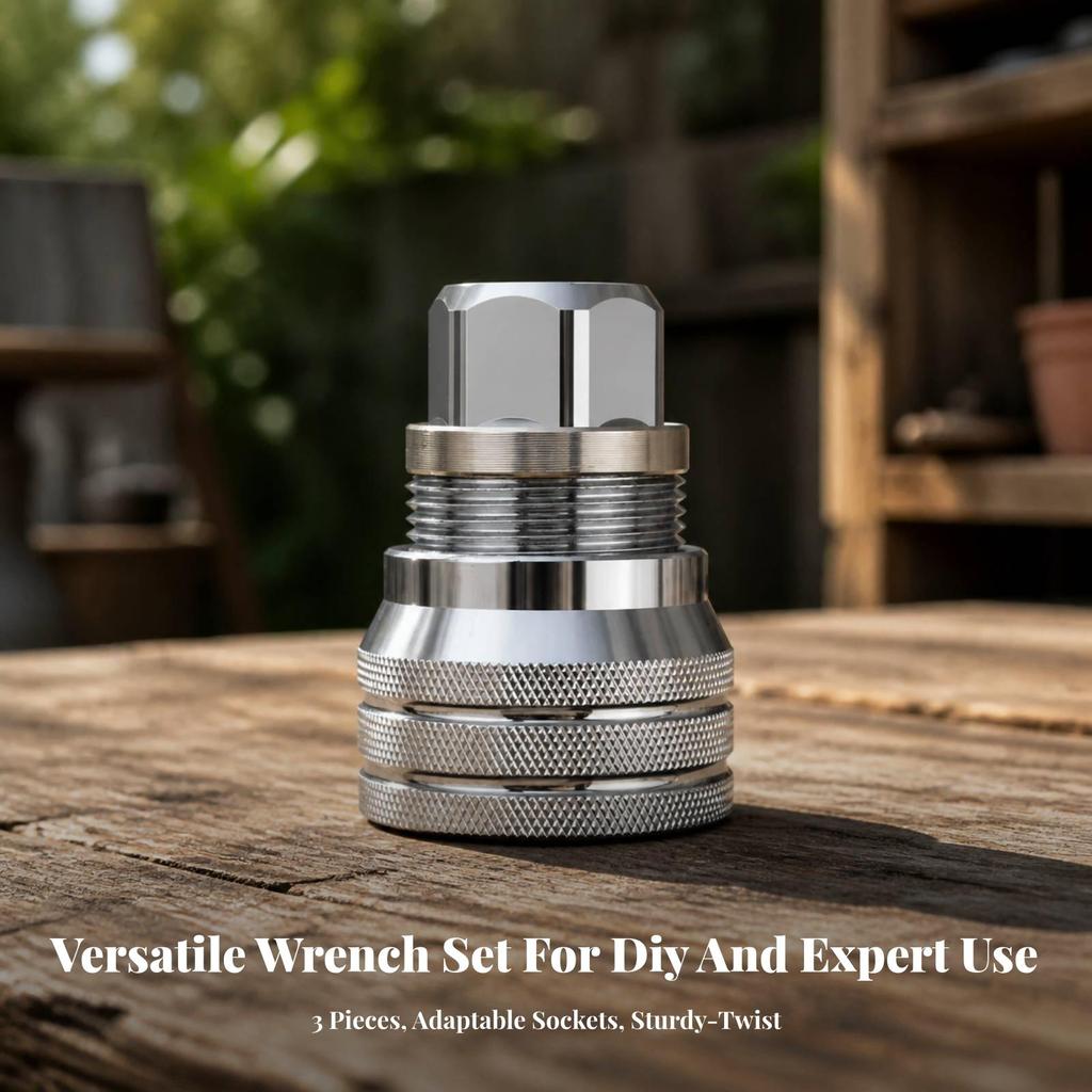 Adjustable Socket Wrench Strong Grip Multi-Function for DIYers