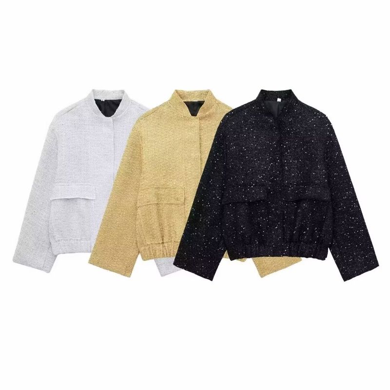 Za New Fall Women's Clothing 2025 Fashion Wind Fashion Economic Edition Beads Decoration Jacket Outwear 7925993 302