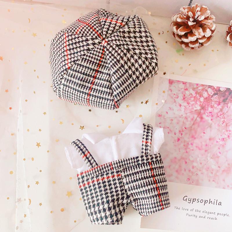 

20cm Halloween Plush Doll s Clothes Pumpkin Hat pants Accessories star Korea Kpop EXO Idol Dolls Clothing Fans doll Lovely Gift