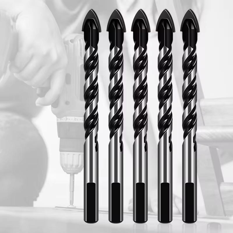 Newshark Tile Triangle Drill Bit Set Multifunctional Metal Drill Kit Ceramic Concrete Brick Punching Hole Drill Bits 6 8 10 12mm