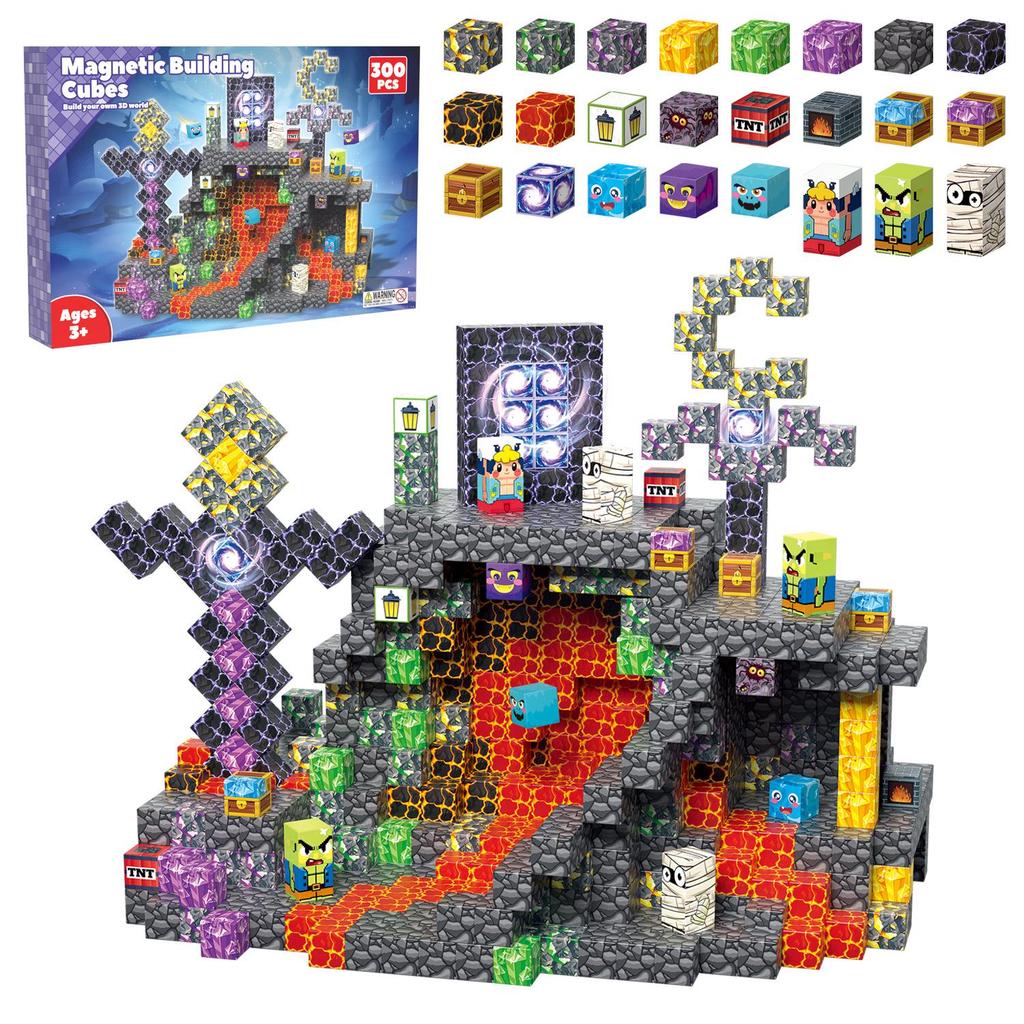 Magnetic Building Blocks - DIY Magnetic Tiles for Kids