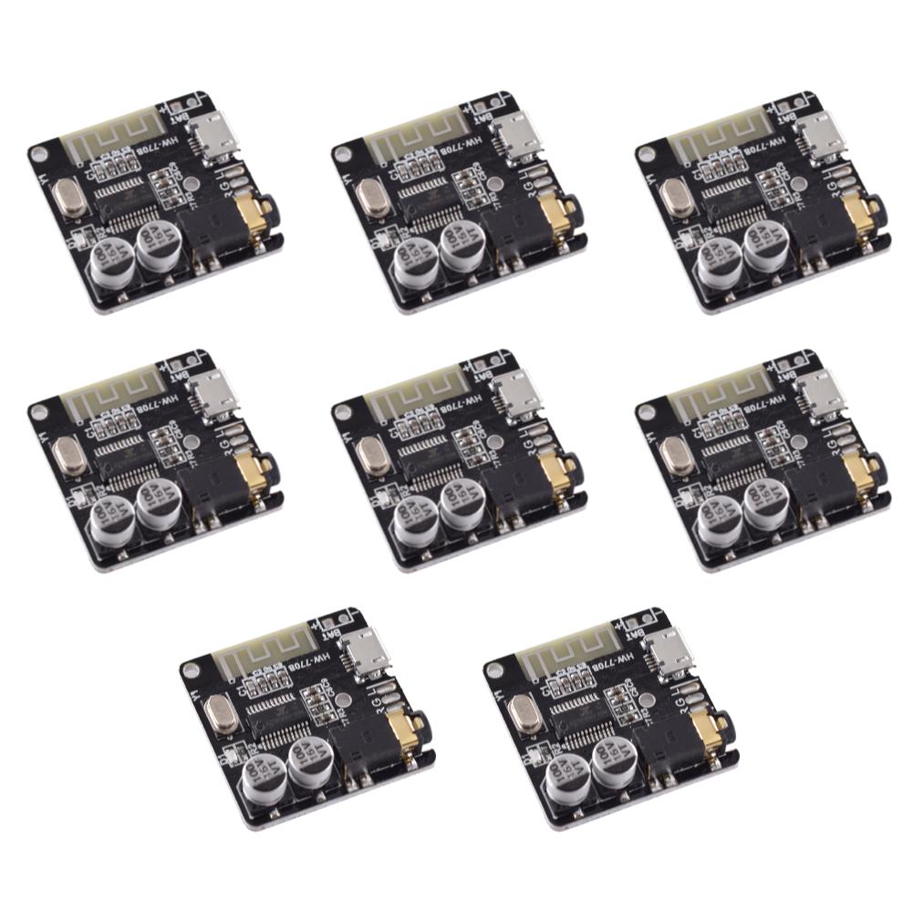 MP3 Lossless Decoder Board Bluetooth-Compatible 4.1/5.0 3.5mm Audio Aux Decoding Player Amplifier Board Micro USB 5V Powered