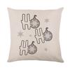 New Christmas Pillow Printed Simple Holiday Pillow Cover Home Sofa Pillow Pillowcase Cushion