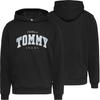 Tommy Jeans bluza męska czarna kangurka DM0DM18401-BDS S