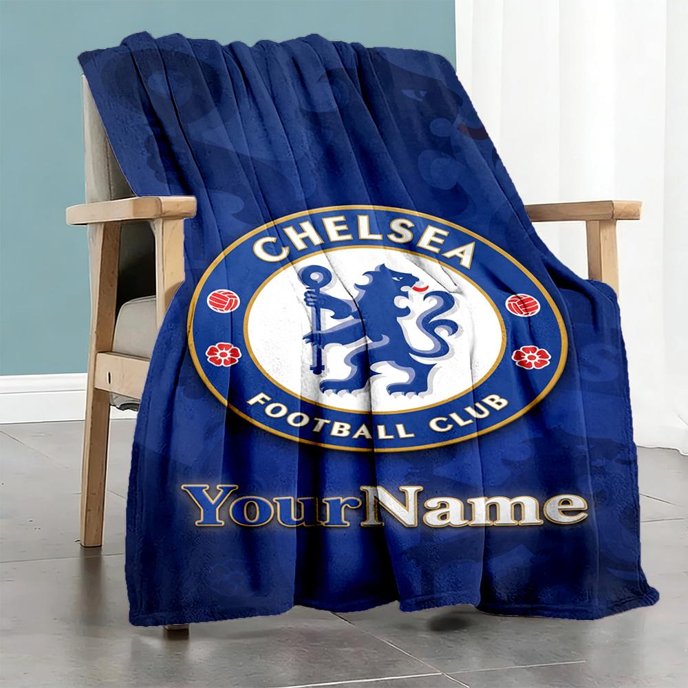 Chelsea Personalized Name Blanket Multi-purpose Customizable Blanket Comfortable Versatile for Seaside Office Chair Nap Chair Four Seasons Universal