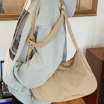 Designer Damen Nylon Tragetasche Schultertaschen Große Kapazität Damen Messenger Handtaschen Schule Buch Shopper Damen Umhängetasche