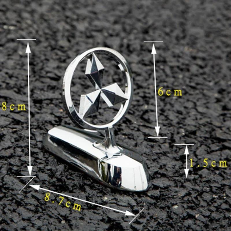 Kryt znaku na přední kapotu auta Zadní emblém na kufr Samolepka pro Mitsubishi Ralliart Lancer Ex Mirage V33 G4 OTOASX L300 Montero