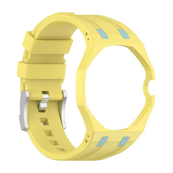 Silicone Watch Bands, Quick Release Watch Strap with Stainless Steel Buckle, Waterproof Smart Watch Strap for Men Women
