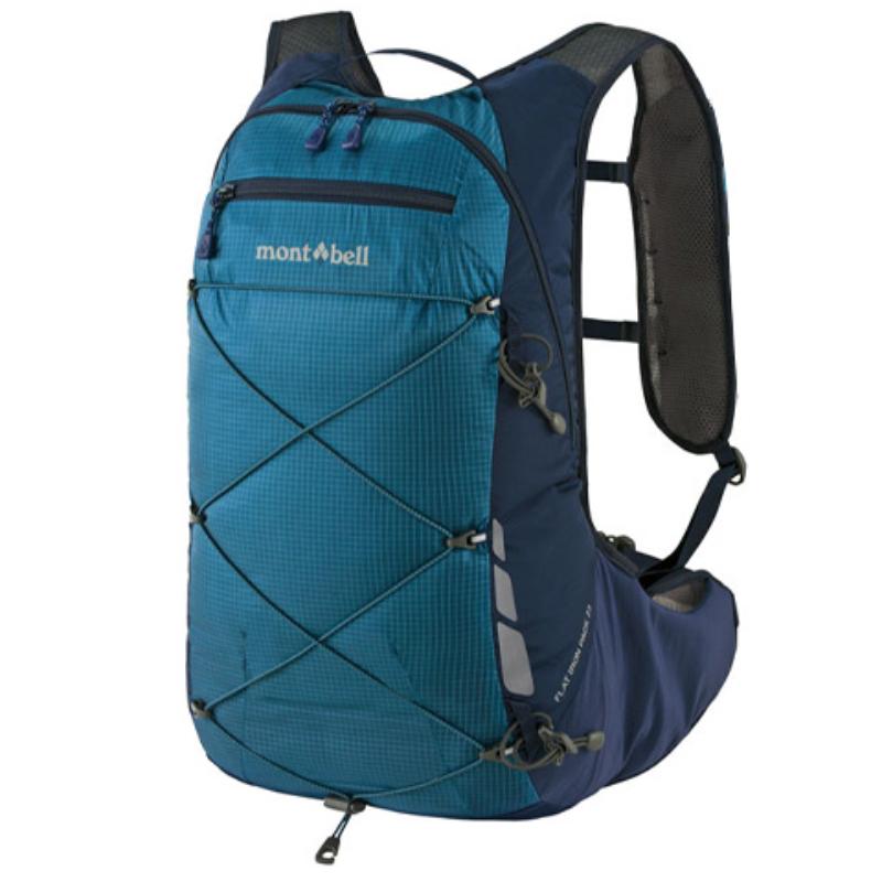 

MONTBELL Flat Iron 23L Light Weight Nylon Outdoor Mountaineering Bag Backpack Unisex Acid Blue кислотные синий