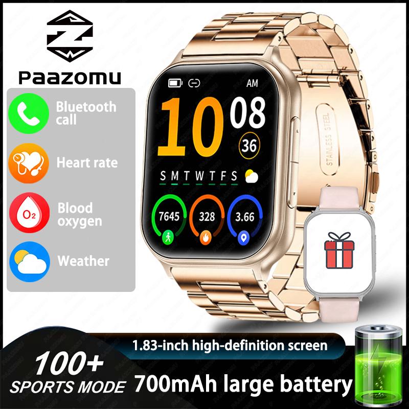 Brand new neutral sports smartwatch, collocation 700mAh large capacity battery, Bluetooth call, fitness tracker, Health monitor