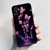 For ZTE Blade A33S Phone Cases Soft Silicone Back Cover For ZTE Blade A 33 S Case Fashion Flower Black TPU Shell Coque A33S Capa