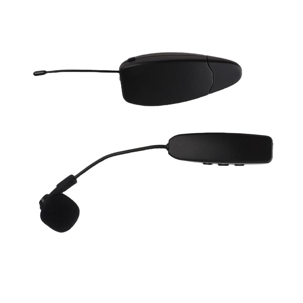 UHF Wireless Microphone for Violin Guitar Instrument Microphone Receiver with Suction Cup 360 Degree Pickup for Stage
