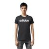adidas Neo M Ce Melange Tee Fashion Round Neck Comfortable Short Sleeve T-Shirt Men Tops Black CV6966