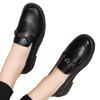 New Autumn Casual Shoes Medium Comfortable Soft Sole Non-slip Middle-aged Flat Shoes Soft Leather