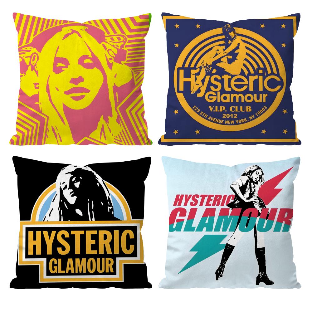 Hysteric Glamour Cushion Cover Pattern Printed Pillowcase For Living Room Sofa Cushion Cover & Bedroom Decor