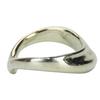 Begagnade TIFFANY&Co. Ring Böjd Våg Hjärta EU#51 Silver925 4.7g Silver El Saperetti