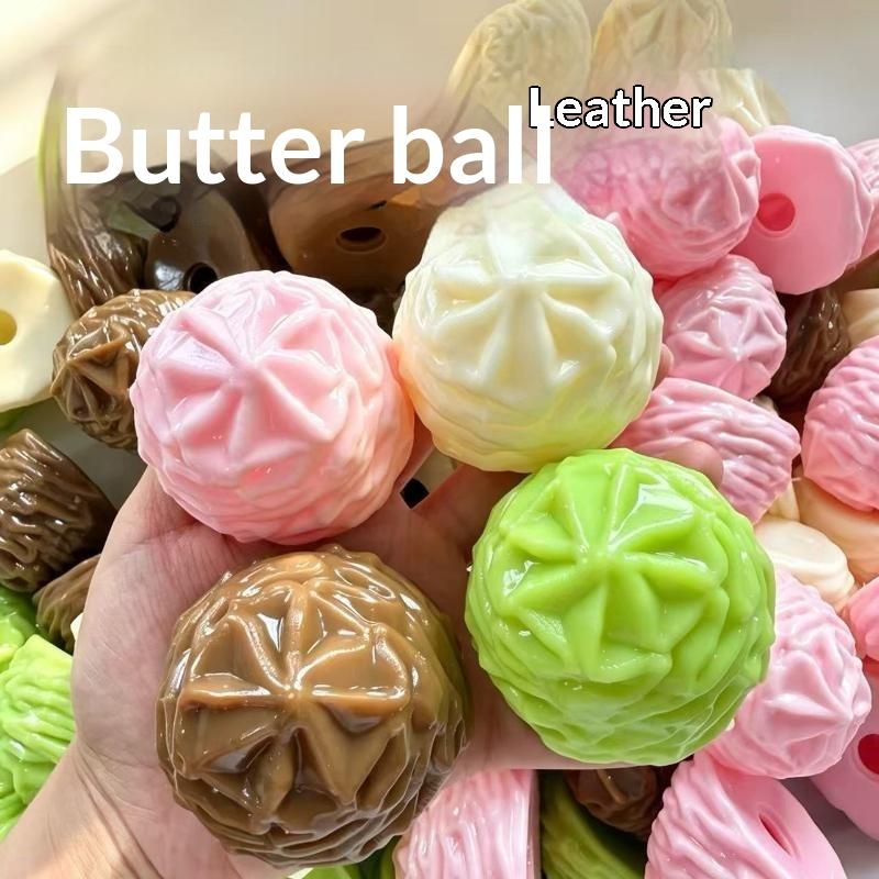 1Pcs Moldable Non-Bounce Squeeze Ball Soft Whipping Cream Stress Ball Toy Asmr Sensory Anti Stress Fidget Toys For Adults